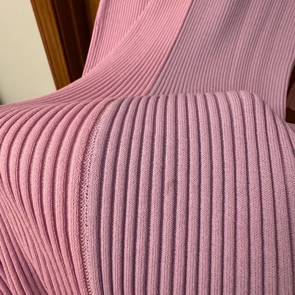 STAUD Shoko Colorblock Sweater Dress, Size Large - Picture 8 of 9